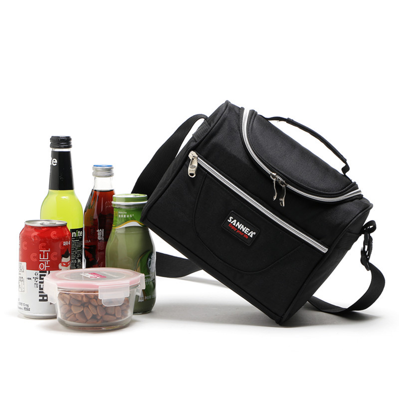 Sanne Lunch Bag in Stock Wholesale Portable Shawl Children&#039;s Lunch Bag Outdoor Picnic Insulated Freezer Bag Bags
