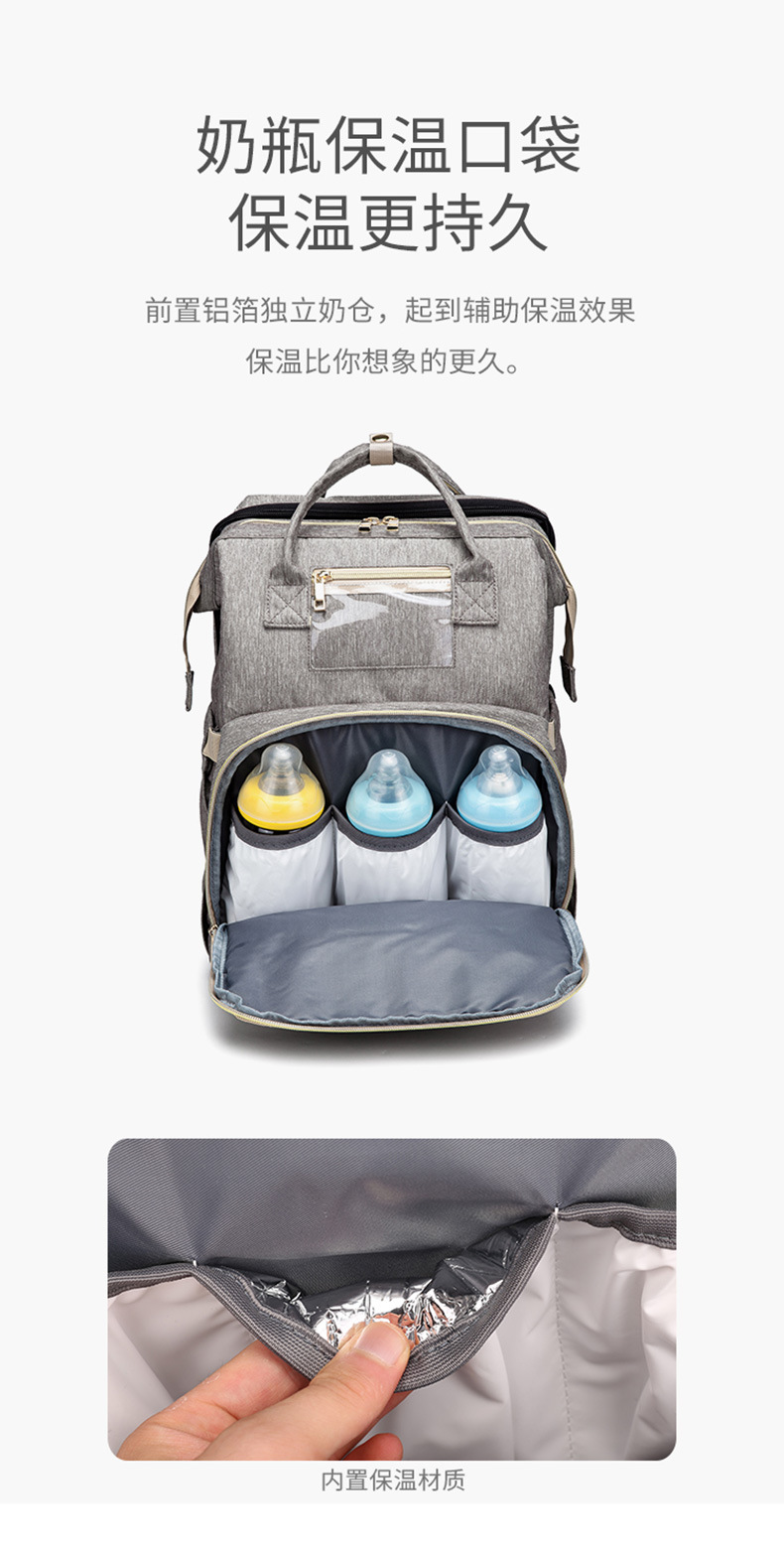 a Large Number of Stock New MultiFunction Diaper Bag Folding Bed Portable Foldable Crib Mother's Bag a Large Number of Stock New MultiFunction Diaper Bag Folding Bed Portable Foldable Crib Mother's Bag