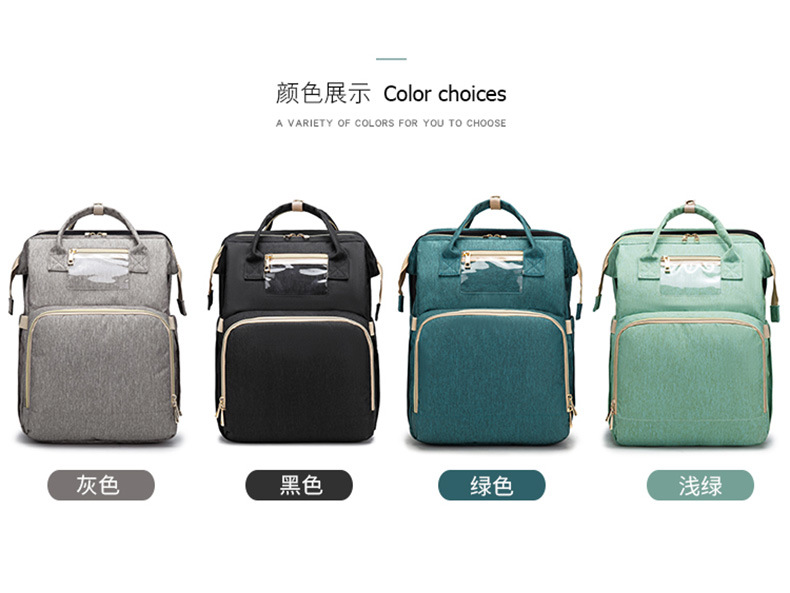 a Large Number of Stock New MultiFunction Diaper Bag Folding Bed Portable Foldable Crib Mother's Bag a Large Number of Stock New MultiFunction Diaper Bag Folding Bed Portable Foldable Crib Mother's Bag