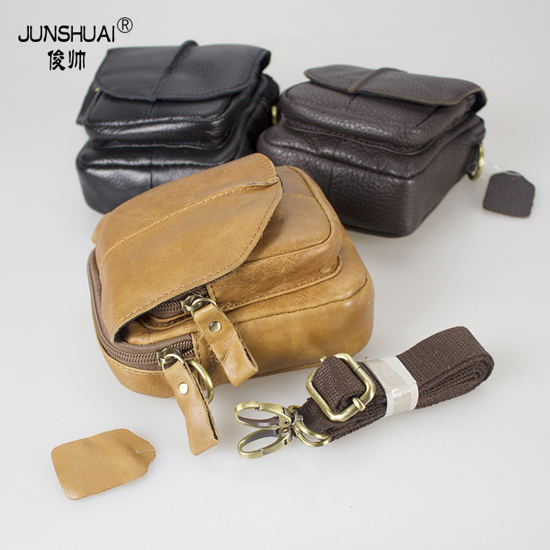 real leather pocket phone pack cigarette lighter bag.