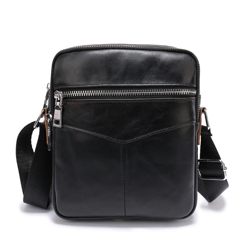 Men&#039;s Real-Leather Bag First Layer Cowhide Wear-Resistant Men&#039;s Casual Fashion Multi-Male Messenger Bag Shoulder Bag One Product Dropshipping