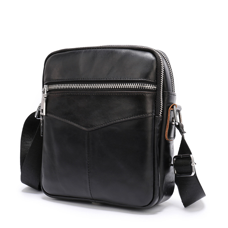 Men's Real-Leather Bag First Layer Cowhide Wear-Resistant Men's Casual Fashion Multi-Male Messenger Bag Shoulder Bag One Product Dropshipping Men's Real-Leather Bag First Layer Cowhide Wear-Resistant Men's Casual Fashion Multi-Male Messenger Bag Shoulder Bag One Product Dropshipping