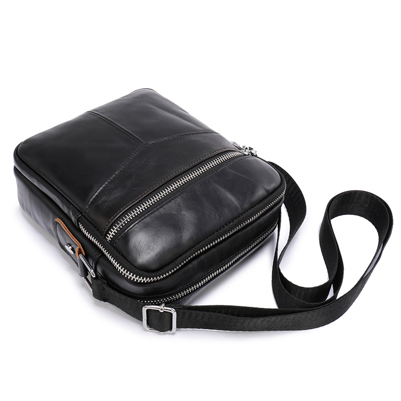 Men's Real-Leather Bag First Layer Cowhide Wear-Resistant Men's Casual Fashion Multi-Male Messenger Bag Shoulder Bag One Product Dropshipping Men's Real-Leather Bag First Layer Cowhide Wear-Resistant Men's Casual Fashion Multi-Male Messenger Bag Shoulder Bag One Product Dropshipping
