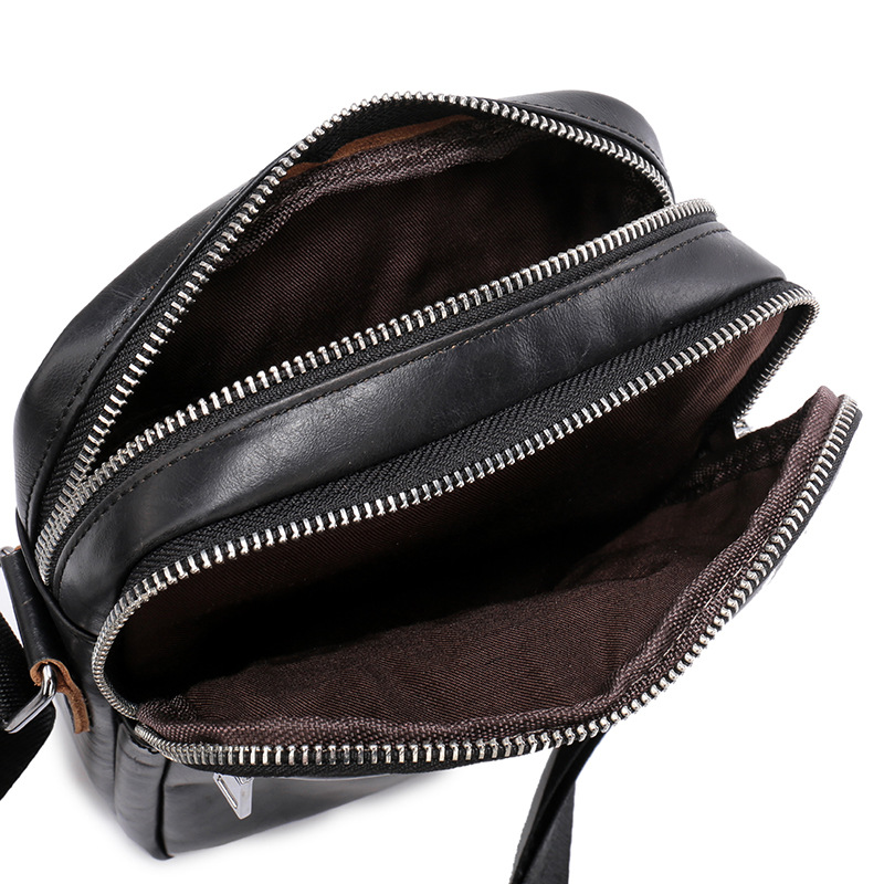 Men's Real-Leather Bag First Layer Cowhide Wear-Resistant Men's Casual Fashion Multi-Male Messenger Bag Shoulder Bag One Product Dropshipping Men's Real-Leather Bag First Layer Cowhide Wear-Resistant Men's Casual Fashion Multi-Male Messenger Bag Shoulder Bag One Product Dropshipping