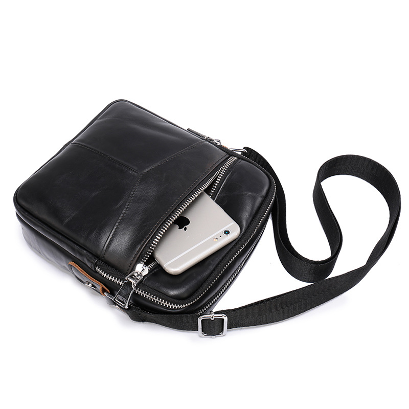 Men's Real-Leather Bag First Layer Cowhide Wear-Resistant Men's Casual Fashion Multi-Male Messenger Bag Shoulder Bag One Product Dropshipping Men's Real-Leather Bag First Layer Cowhide Wear-Resistant Men's Casual Fashion Multi-Male Messenger Bag Shoulder Bag One Product Dropshipping