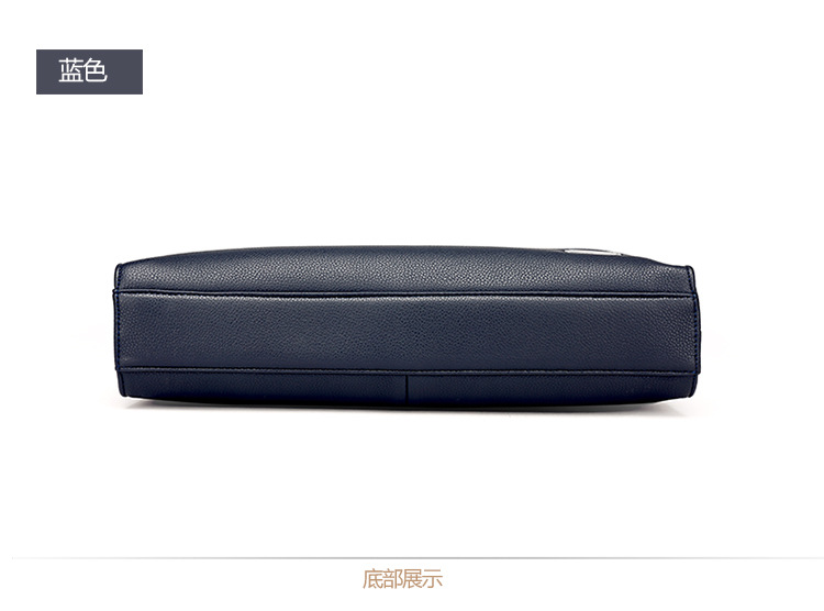 Men's Real-Leather Bag Men's Handbag Horizontal Business Customization Foreign Trade Single-Shoulder Bag Crossbody Official Document Leisure Cattle Leather Bag