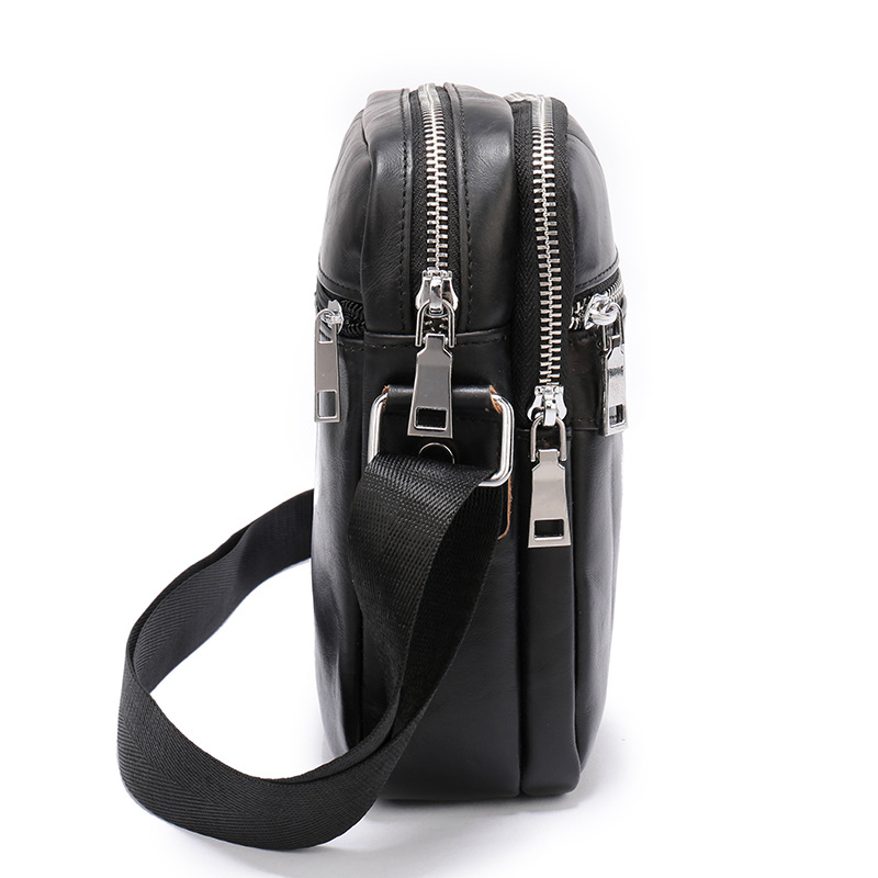 Men's Real-Leather Bag First Layer Cowhide Wear-Resistant Men's Casual Fashion Multi-Male Messenger Bag Shoulder Bag One Product Dropshipping Men's Real-Leather Bag First Layer Cowhide Wear-Resistant Men's Casual Fashion Multi-Male Messenger Bag Shoulder Bag One Product Dropshipping