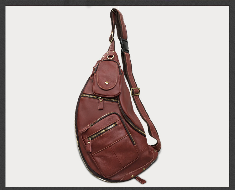 2020 Foreign Trade Popular Style Retro Men's Sports Men's Real-Leather Bag Chest Bag Men's Multi-Functional Outdoor Crossbody Shoulder Bag 2020 Foreign Trade Popular Style Retro Men's Sports Men's Real-Leather Bag Chest Bag Men's Multi-Functional Outdoor Crossbody Shoulder Bag