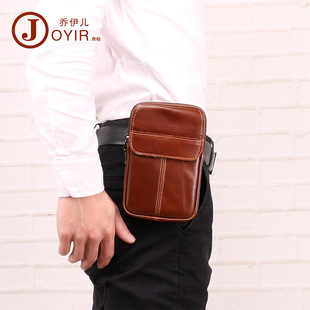 Factory Wholesale Men's Belt Bag Korean Multi-Functional Outdoor Waist Chest Bag Shoulder Sports Bag Matte Leather Men's Real-Leather Bag Factory Wholesale Men's Belt Bag Korean Multi-Functional Outdoor Waist Chest Bag Shoulder Sports Bag Matte Leather Men's Real-Leather Bag