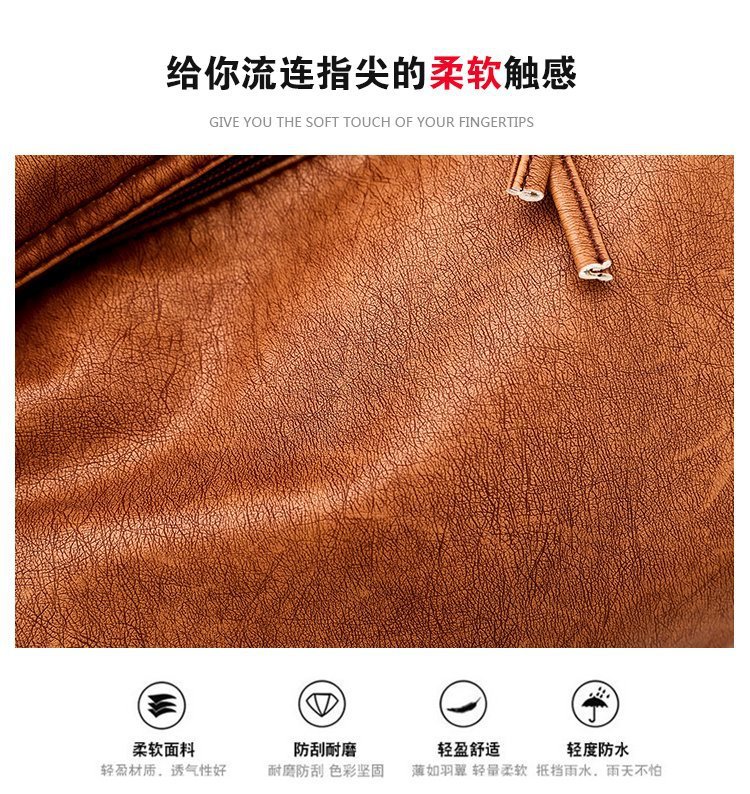 Foreign Trade Soft Leather Women's Bag European and American Retro Real Washed Leather Women's Shoulder Bag Large Capacity Middle-Aged Mother Bag Small Square Bag Foreign Trade Soft Leather Women's Bag European and American Retro Real Washed Leather Women's Shoulder Bag Large Capacity Middle-Aged Mother Bag Small Square Bag