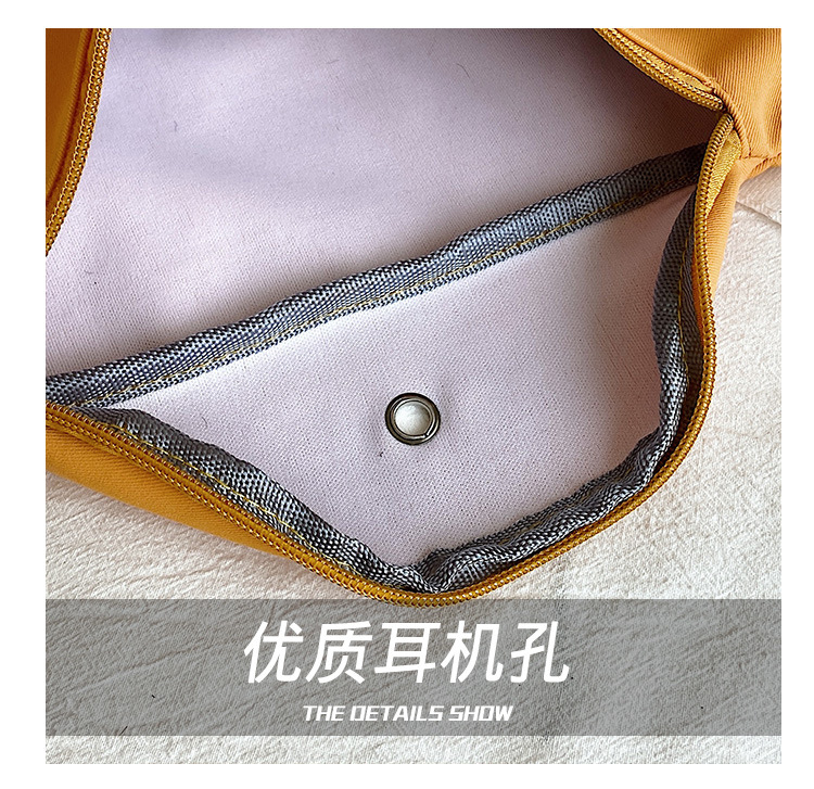 Cute Bear Simple Canvas Bag Girl Ins Lightweight Crossbody Bag 2021 New Japanese Style Student Sports Chest Bag Cute Bear Simple Canvas Bag Girl Ins Lightweight Crossbody Bag 2021 New Japanese Style Student Sports Chest Bag