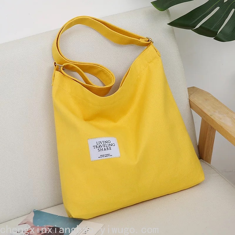 Literary Canvas Bag Trendy Women's Simple Large Capacity Portable Shoulder Crossbody Student Bag Generation Literary Canvas Bag Trendy Women's Simple Large Capacity Portable Shoulder Crossbody Student Bag Generation