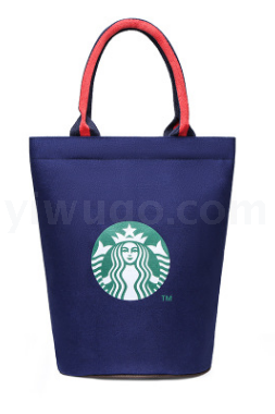 Bag female new large capacity bucket bag student canvas bag Korean version simple joker dark shoulder handbag