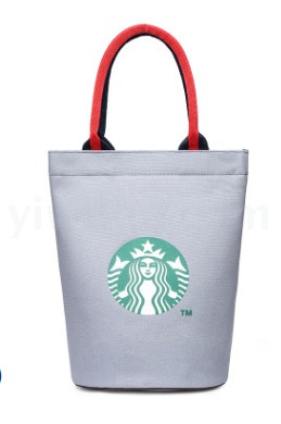 Bag female new large capacity bucket bag student canvas bag Korean version simple joker dark shoulder handbag