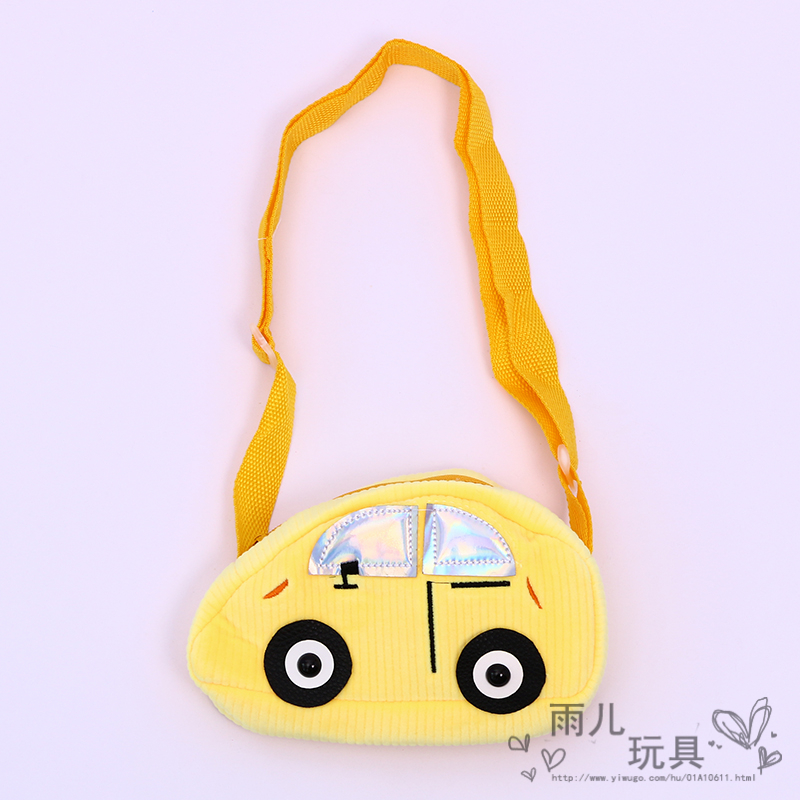 Kid&#039;s Messenger Bag Baby Car Canvas Bag Princess Small Bag Children Cross-Body Bag Boys Crossbody Small Bag