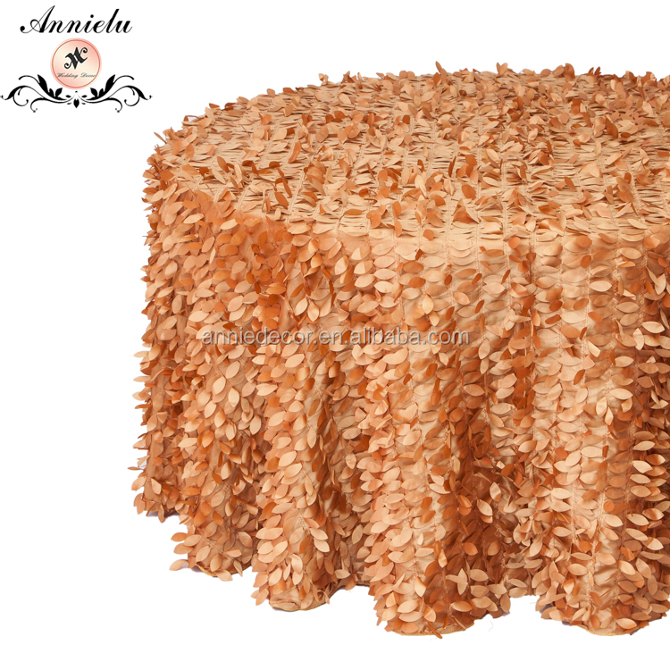 Wholesale fancy beautiful leaves petal taffeta round wedding Wholesale fancy beautiful leaves petal taffeta round wedding