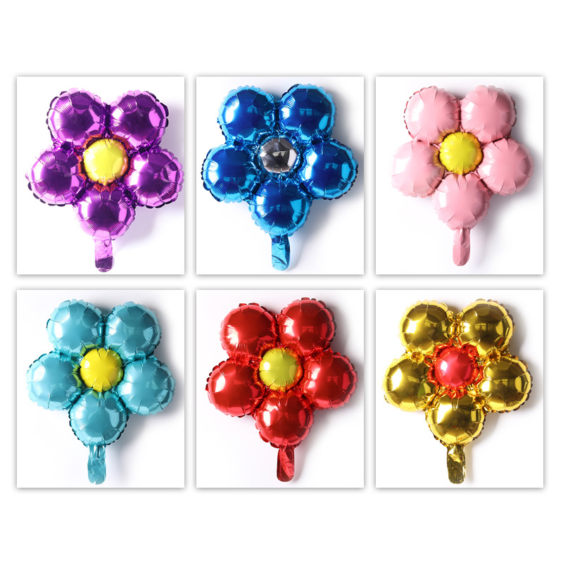 Five Petal Flower Aluminum Foil Balloon Birthday Party Wedding Room Decoration Background Layout Parthenocissus Grass Flower Aluminum Film Balloon Five Petal Flower Aluminum Foil Balloon Birthday Party Wedding Room Decoration Background Layout Parthenocissus Grass Flower Aluminum Film Balloon