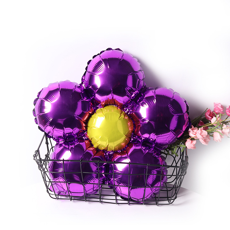 Five Petal Flower Aluminum Foil Balloon Birthday Party Wedding Room Decoration Background Layout Parthenocissus Grass Flower Aluminum Film Balloon Five Petal Flower Aluminum Foil Balloon Birthday Party Wedding Room Decoration Background Layout Parthenocissus Grass Flower Aluminum Film Balloon