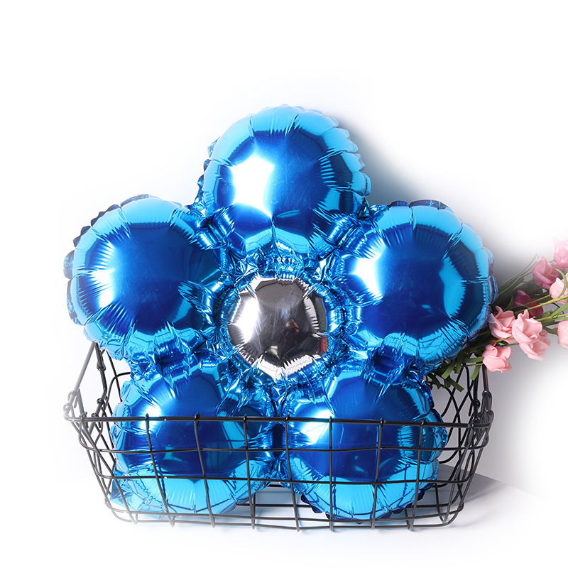 Five Petal Flower Aluminum Foil Balloon Birthday Party Wedding Room Decoration Background Layout Parthenocissus Grass Flower Aluminum Film Balloon Five Petal Flower Aluminum Foil Balloon Birthday Party Wedding Room Decoration Background Layout Parthenocissus Grass Flower Aluminum Film Balloon