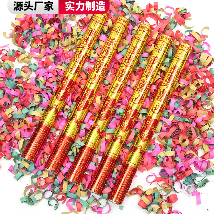Wedding, Marriage Salute Ceremony Opening Ceremony Salute Handheld Petal Rain Fireworks Tube Bar Start Salute