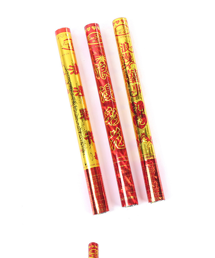 Wedding, Marriage Salute Ceremony Opening Ceremony Salute Handheld Petal Rain Fireworks Tube Bar Start Salute
