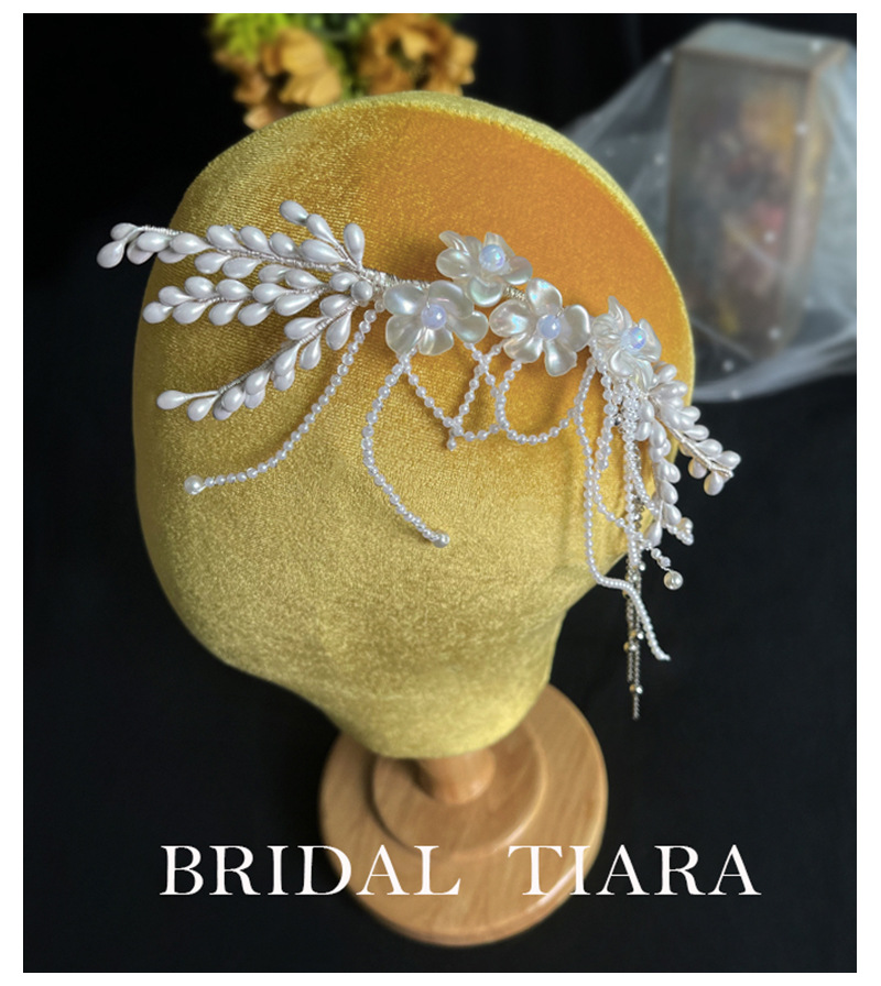 New Bridal Super Fairy Beaded Barrettes Set Wedding Dress Petal Fringe Photo Makeup Accessories New Bridal Super Fairy Beaded Barrettes Set Wedding Dress Petal Fringe Photo Makeup Accessories