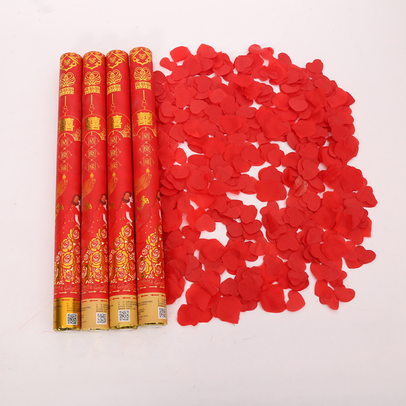 Factory Wedding Salute Wedding Ceremony Fireworks Display Opening Ceremony Salute Hand-Held Fireworks Display-Tube Petal Rain Spraying Decoration Canister Factory Wedding Salute Wedding Ceremony Fireworks Display Opening Ceremony Salute Hand-Held Fireworks Display-Tube Petal Rain Spraying Decoration Canister