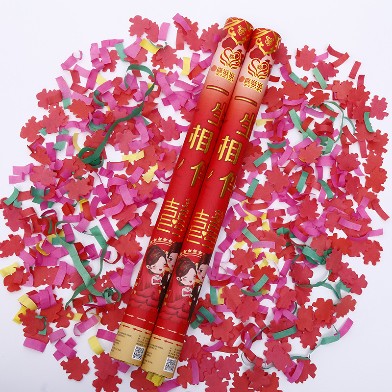 Factory Wedding Salute Wedding Ceremony Fireworks Display Opening Ceremony Salute Hand-Held Fireworks Display-Tube Petal Rain Spraying Decoration Canister Factory Wedding Salute Wedding Ceremony Fireworks Display Opening Ceremony Salute Hand-Held Fireworks Display-Tube Petal Rain Spraying Decoration Canister