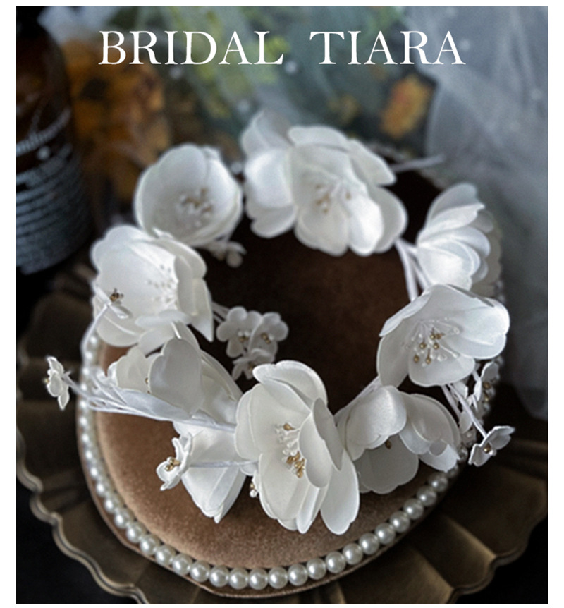 2021 Korean Style Wine Red Petal Headband Bride Wedding Toast Dress Dinner Dress Photography Headdress Flower Ornament 2021 Korean Style Wine Red Petal Headband Bride Wedding Toast Dress Dinner Dress Photography Headdress Flower Ornament