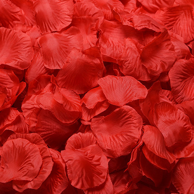Room Atmosphere Layout Sprinkling Flowers Hand Throwing Flowers Artificial Rose Fake Petals Silk Flowers Wedding Petal
