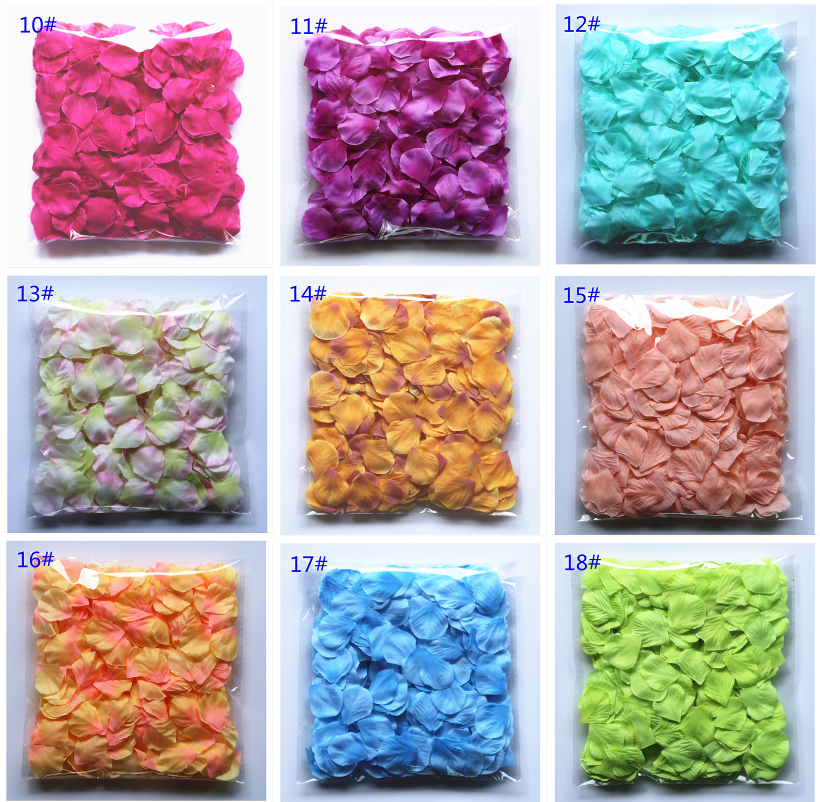 Room Layout Hand Throwing Flower Stage Sprinkling Flowers Petal Rain Small Broken Petals 300 Pieces Wedding Petal