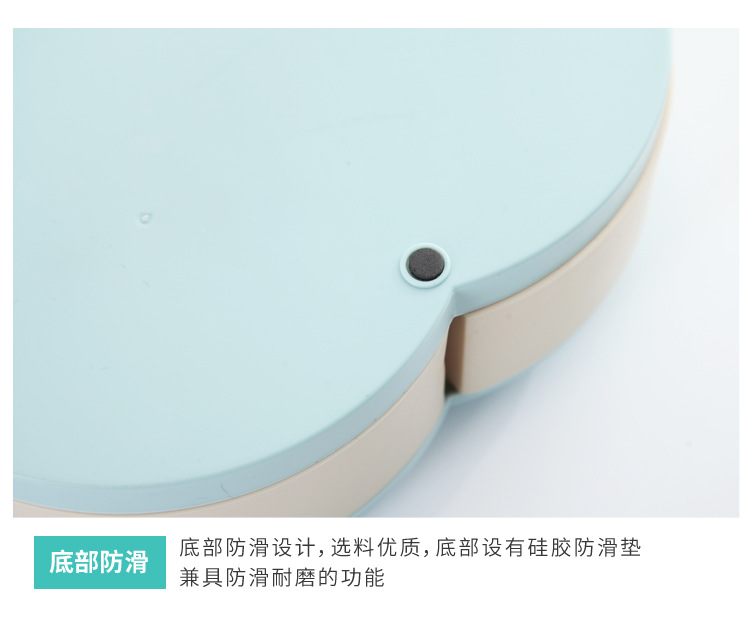 Wedding Wedding Candies Box Plastic Tray Creative Petal Rotary Candy Plate Double Layer Rotating Fruit Plate Wedding Wedding Candies Box Plastic Tray Creative Petal Rotary Candy Plate Double Layer Rotating Fruit Plate