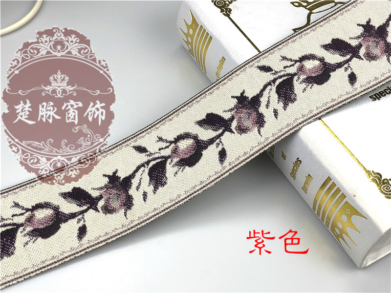 New Curtain Linen Jacquard Net Tape 6cm Stitching Side Ethnic Wedding Gloves New Curtain Linen Jacquard Net Tape 6cm Stitching Side Ethnic Wedding Gloves