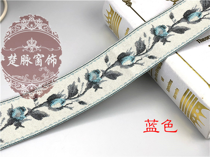 New Curtain Linen Jacquard Net Tape 6cm Stitching Side Ethnic Wedding Gloves New Curtain Linen Jacquard Net Tape 6cm Stitching Side Ethnic Wedding Gloves