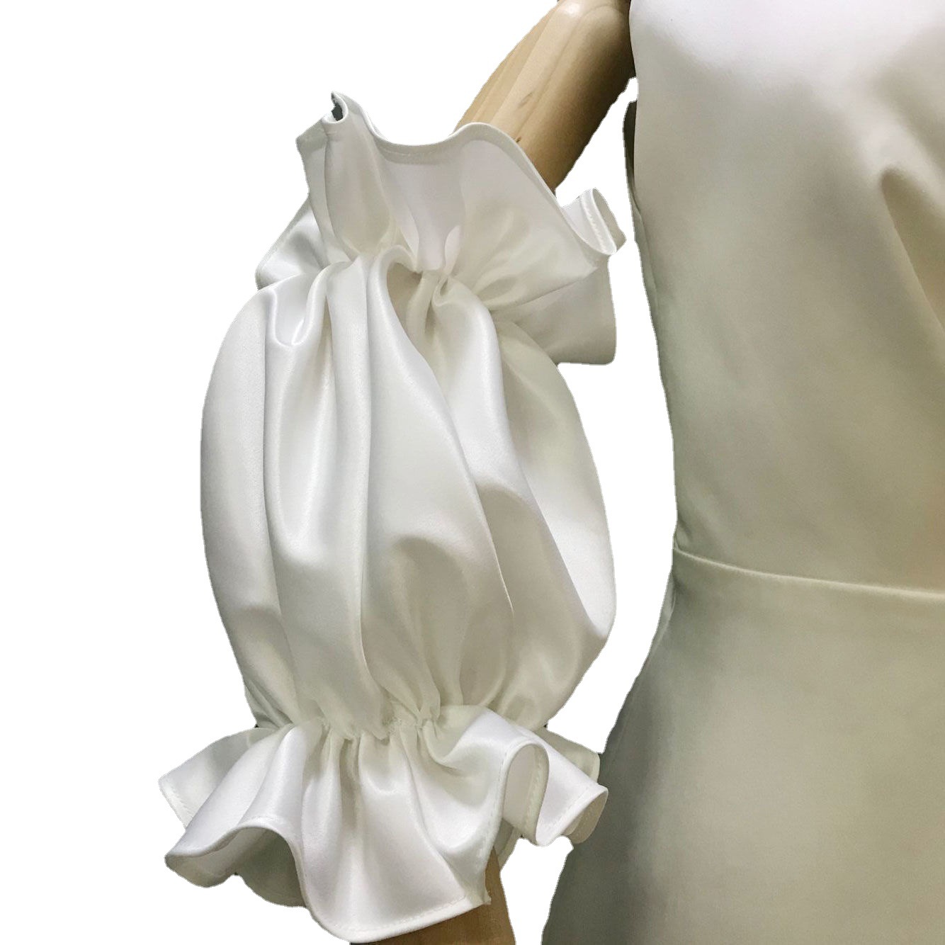 Wedding Gloves Arms Hiding Bridal Pearl Beautiful Gloves Long Mesh Lace White Yarn Wedding Dress Oversleeves Trip Shoot