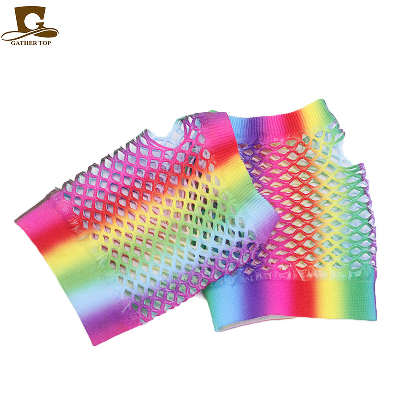 AliExpress Hot Sale Colorful Fishnet Short Gloves Wedding Wedding Gloves ST-444 AliExpress Hot Sale Colorful Fishnet Short Gloves Wedding Wedding Gloves ST-444