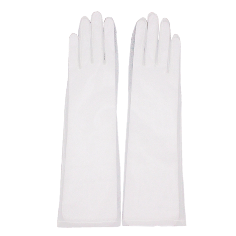 Wedding Gloves Crystal Tulle Short Long Bridal Wedding Trip Shoot Photography Dress Gloves Summer Full Finger Sun Protection