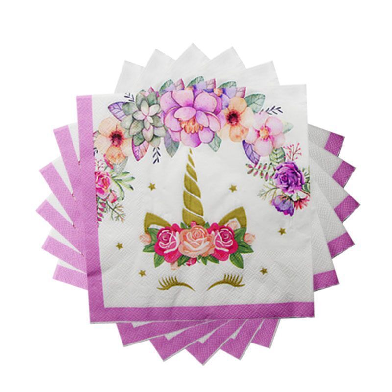 Unicorn pennant paper plate popcorn box paper hat cup Unicorn birthday party set Unicorn pennant paper plate popcorn box paper hat cup Unicorn birthday party set