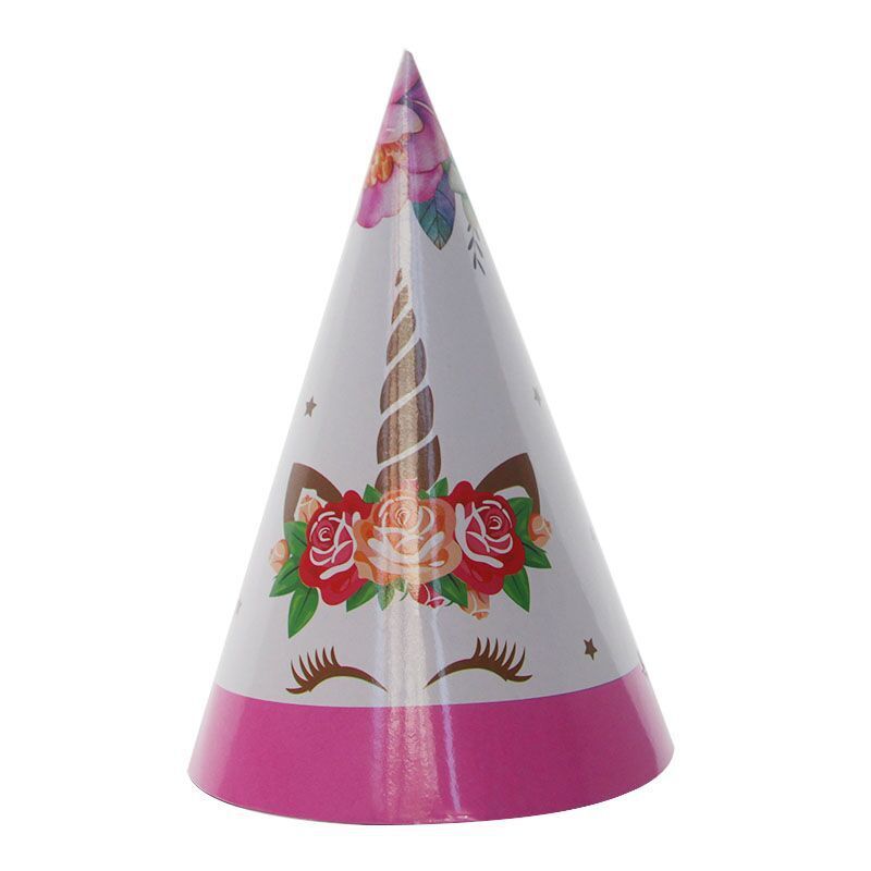 Unicorn pennant paper plate popcorn box paper hat cup Unicorn birthday party set Unicorn pennant paper plate popcorn box paper hat cup Unicorn birthday party set