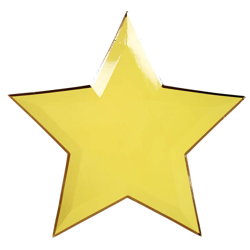 and Silver Plating FivePointed Star Paper Pallet Disposable Party Tableware Plate Birthday Party Decoration Supplies and Silver Plating FivePointed Star Paper Pallet Disposable Party Tableware Plate Birthday Party Decoration Supplies