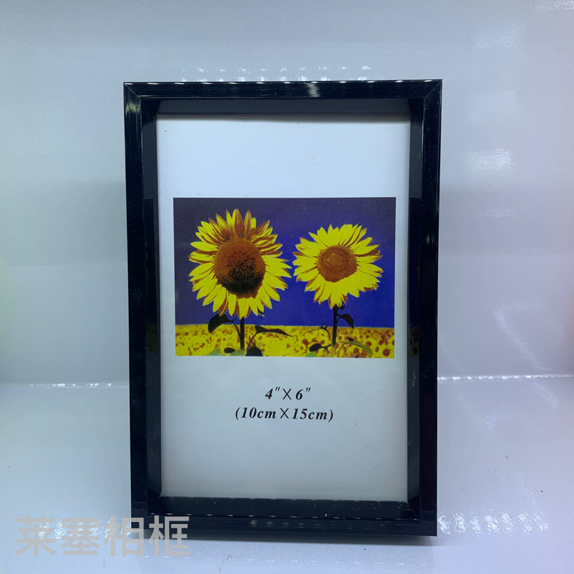 White PVC Color Plastic Photo Frame Studio Table-Top Picture Frame Photo Wall Customization Plastic Photo Frame of Various Sizes