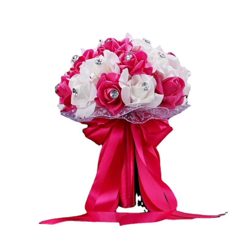 Bouquet Europe and America Creative Simulation Bridal Bouquet Bridal Bouquet Foam Wedding Bouquet Bridal Bouquet Bouquet