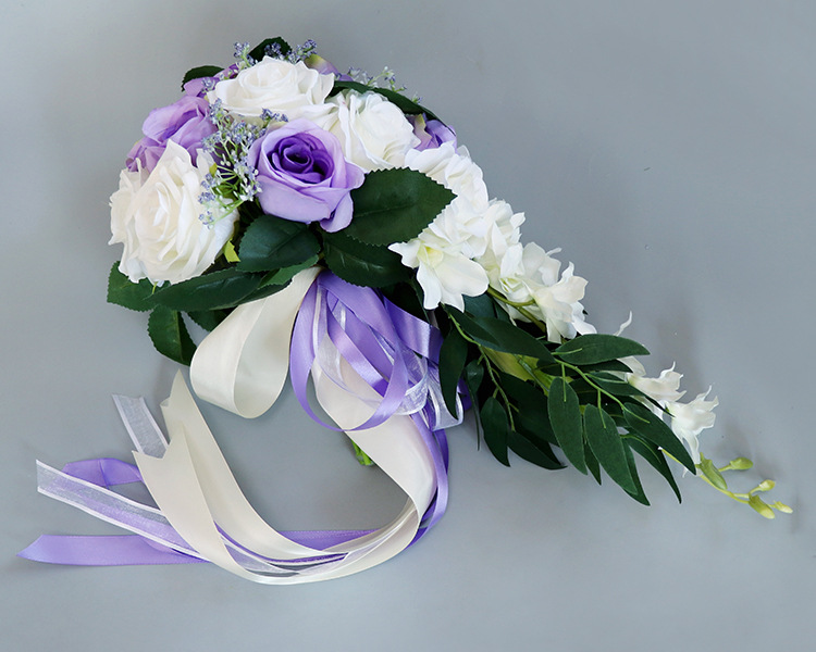 Cross-Border Wedding Tie Bridal Water Drops Bridal Bouquet European Style Fresh White Series Bridal Bouquet Cross-Border Wedding Tie Bridal Water Drops Bridal Bouquet European Style Fresh White Series Bridal Bouquet