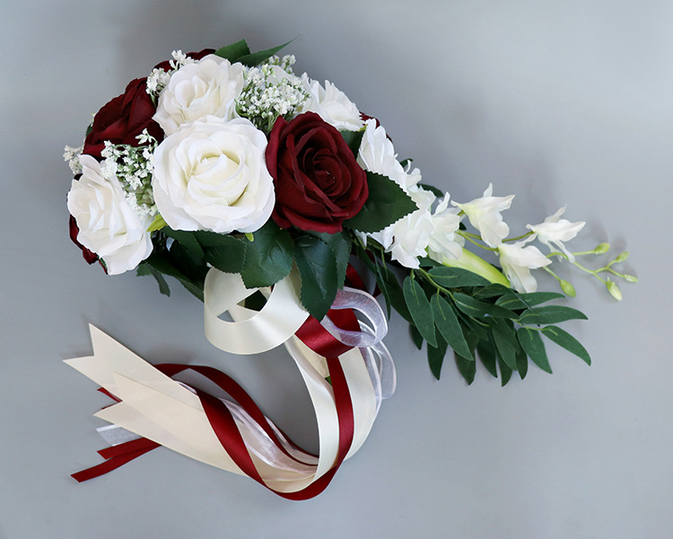 Cross-Border Wedding Tie Bridal Water Drops Bridal Bouquet European Style Fresh White Series Bridal Bouquet Cross-Border Wedding Tie Bridal Water Drops Bridal Bouquet European Style Fresh White Series Bridal Bouquet