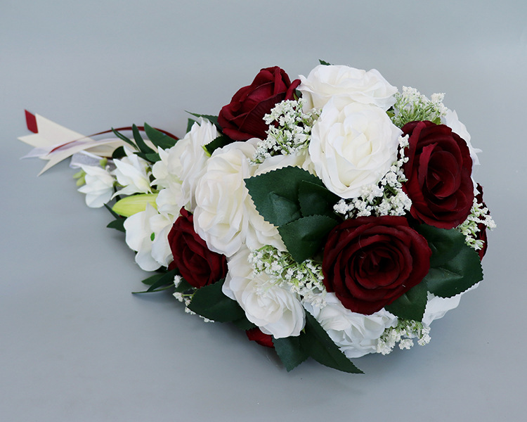 Cross-Border Wedding Tie Bridal Water Drops Bridal Bouquet European Style Fresh White Series Bridal Bouquet Cross-Border Wedding Tie Bridal Water Drops Bridal Bouquet European Style Fresh White Series Bridal Bouquet