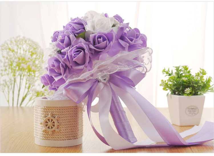European and American Wedding Supplies Wedding Bridal Bouquet Wholesale Korean Artificial Bouquet PE Foam Wedding Bouquet European and American Wedding Supplies Wedding Bridal Bouquet Wholesale Korean Artificial Bouquet PE Foam Wedding Bouquet