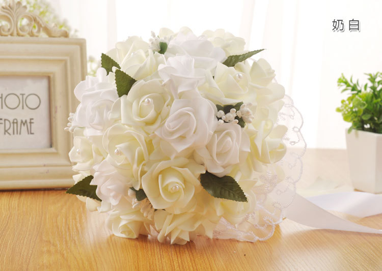 European and American Wedding Supplies Wedding Bridal Bouquet Wholesale Korean Artificial Bouquet PE Foam Wedding Bouquet European and American Wedding Supplies Wedding Bridal Bouquet Wholesale Korean Artificial Bouquet PE Foam Wedding Bouquet