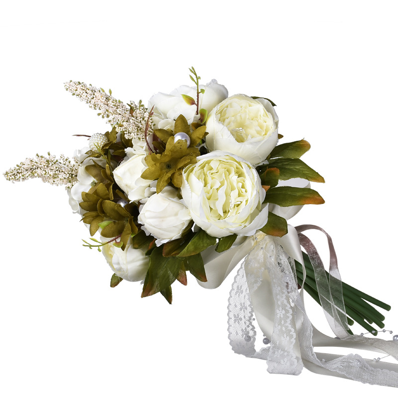 Europe and the United States Mori Style Flower Bride Wedding Bridal Bouquet Creative Wedding Supplies Outdoor Wedding Ceremony Layout Bridal Bouquet Beam