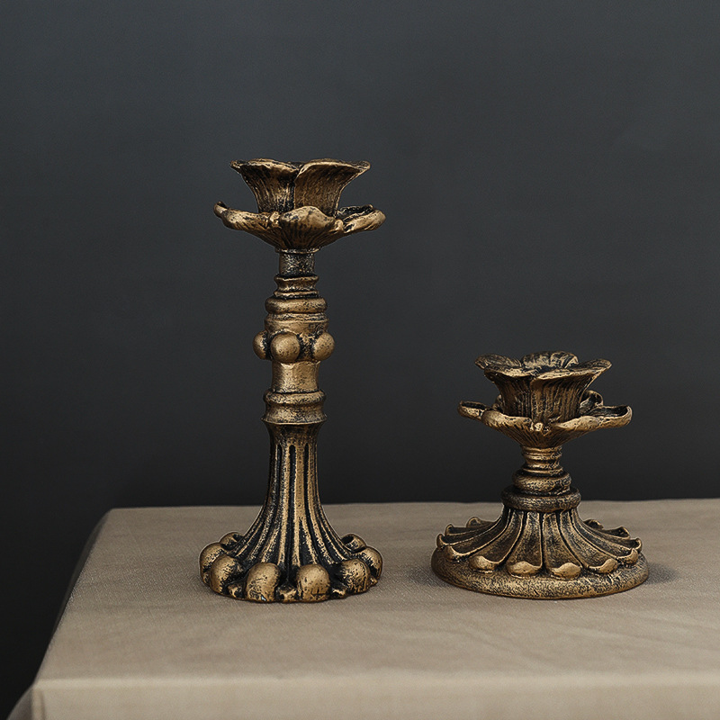 Retro Candlestick Photography Props Ins Style Candle Photography Background Home Decoration Candleholder