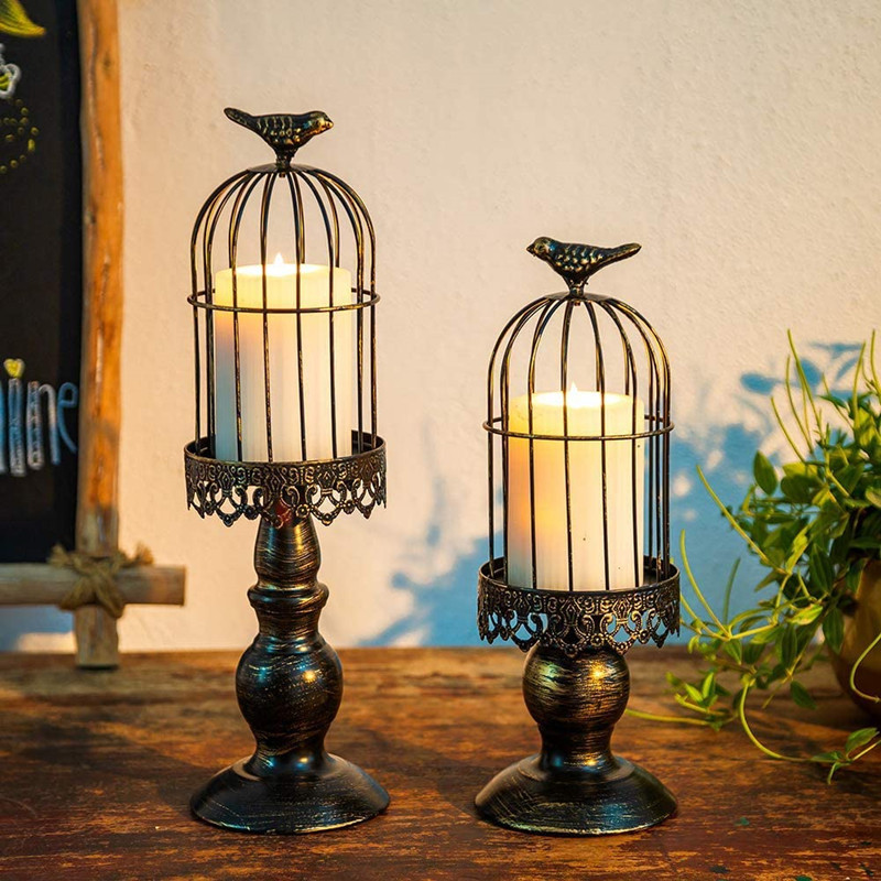 Candleholder  Wedding Romantic American Style Dining Table Candlelight Dinner Decorations Candlestick Decoration